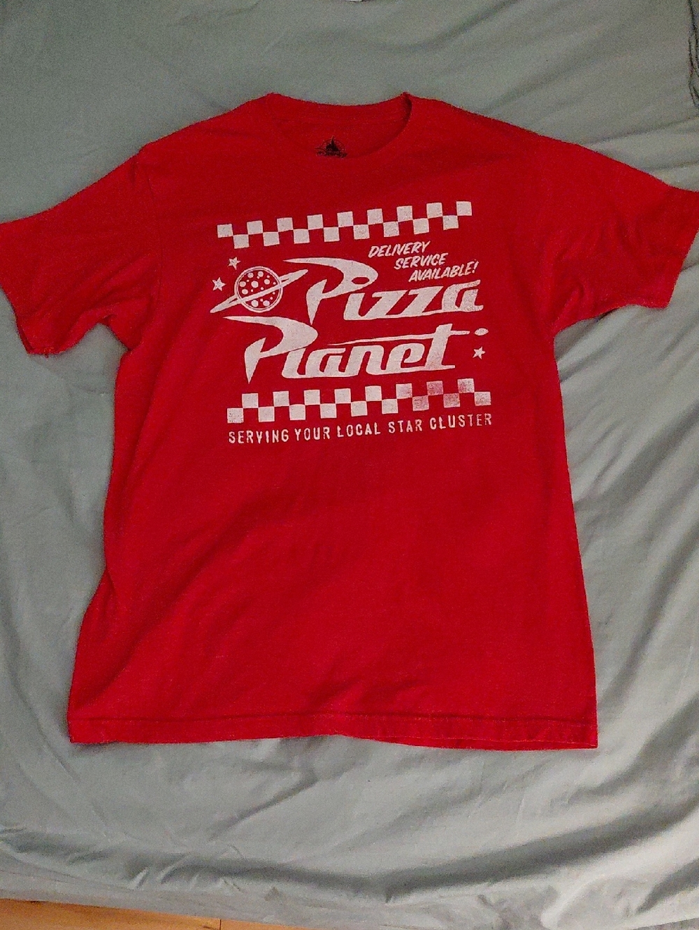 Disney Red Pizza Planet Graphic Tee